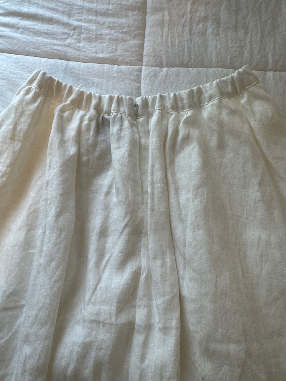 Reformation White Cotton Poplin Midi Skirt 8 - Picture 6 of 11